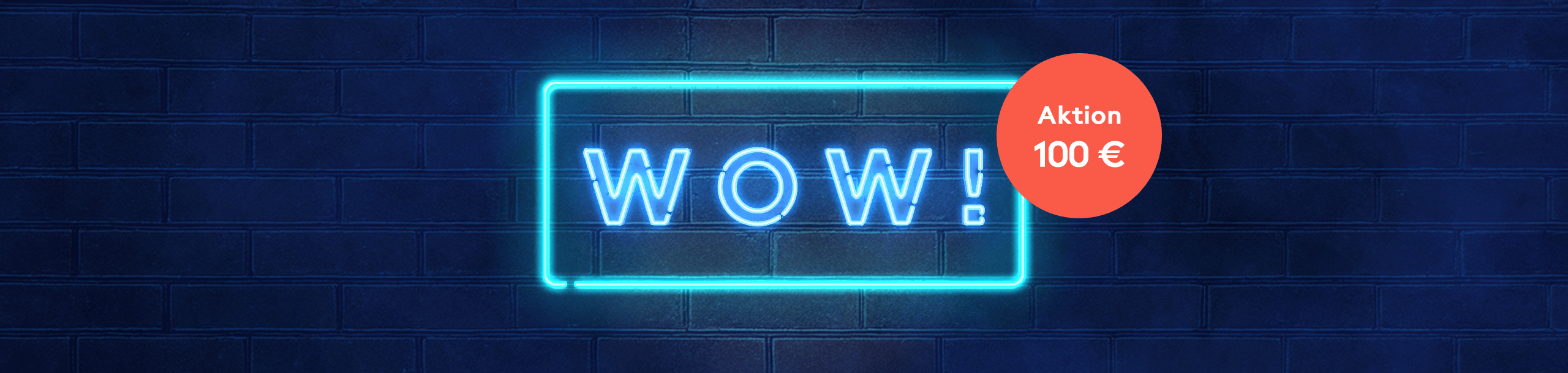 Schriftzug Wow!