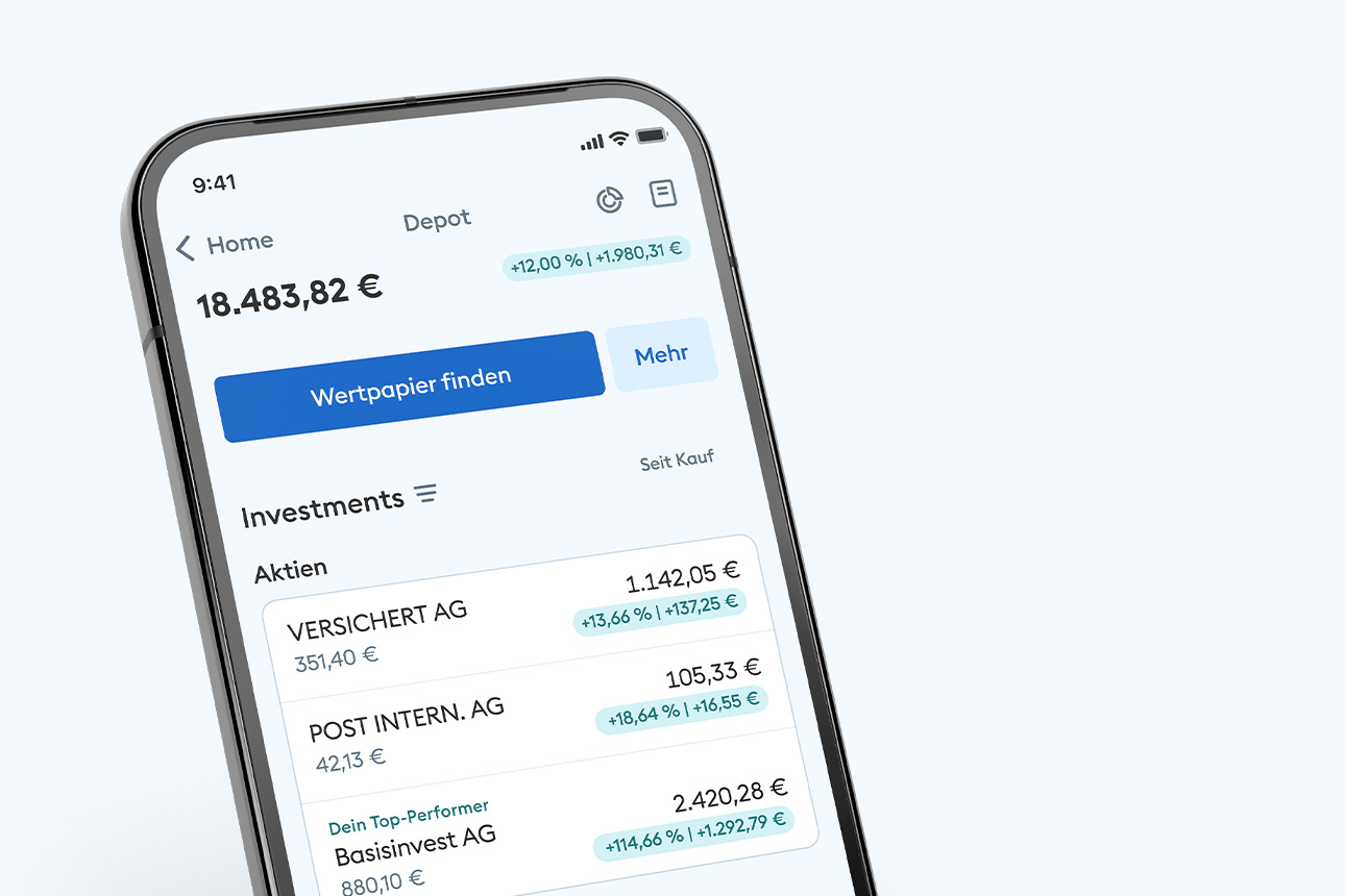 Wertpapiersuche in der DKB-App