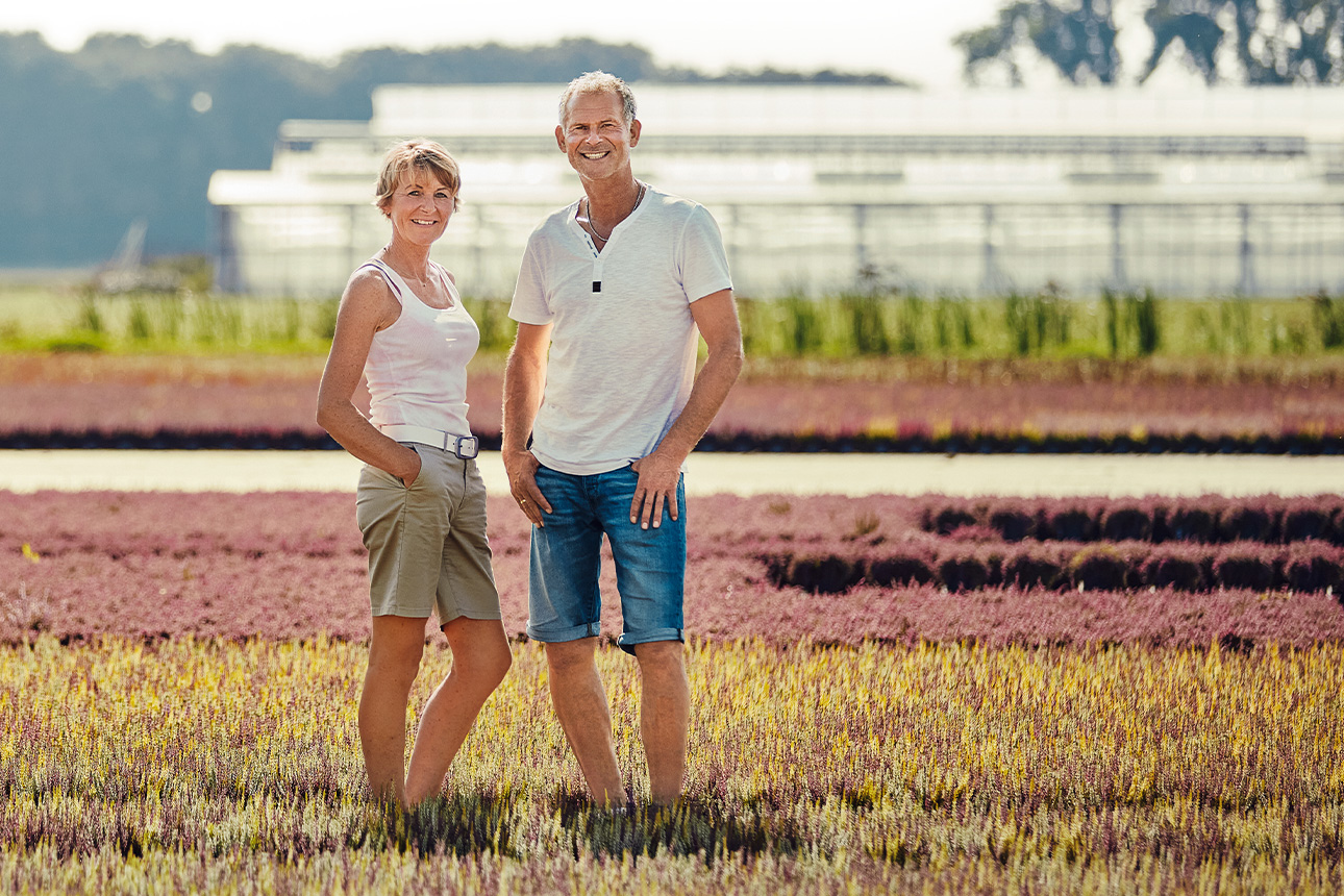 Gabi & Hubert Janßen auf einer Freifläche