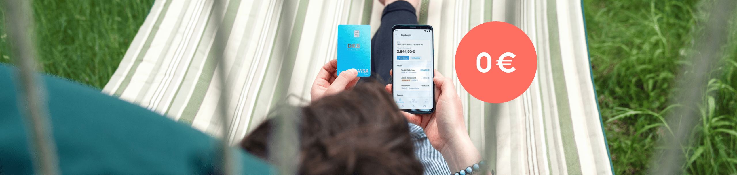 Kostenlose Debitkarte und DKB-App zum Girokonto