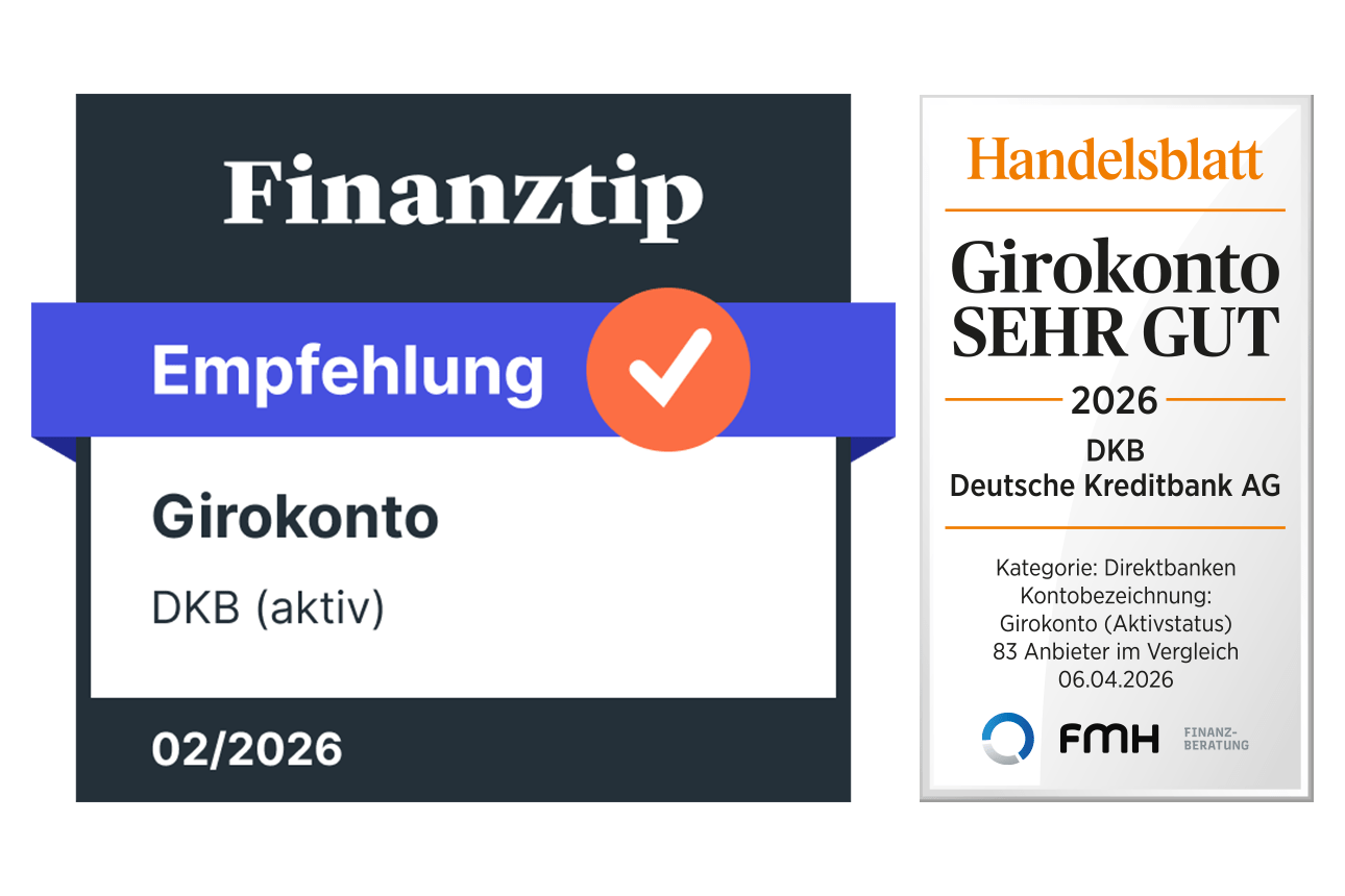 Finanztip, Ausgabe 02/2026; Handelsblatt, Ausgabe 06.04.2026