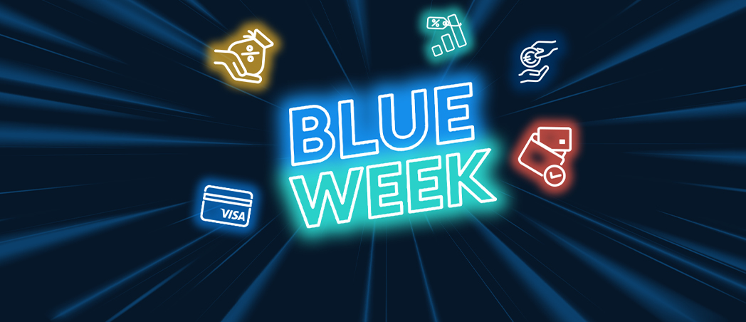 Motive zur Aktionswoche "Blue Week"