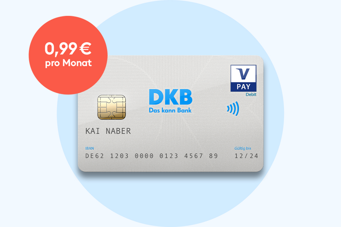 Illustration der DKB Girokarte