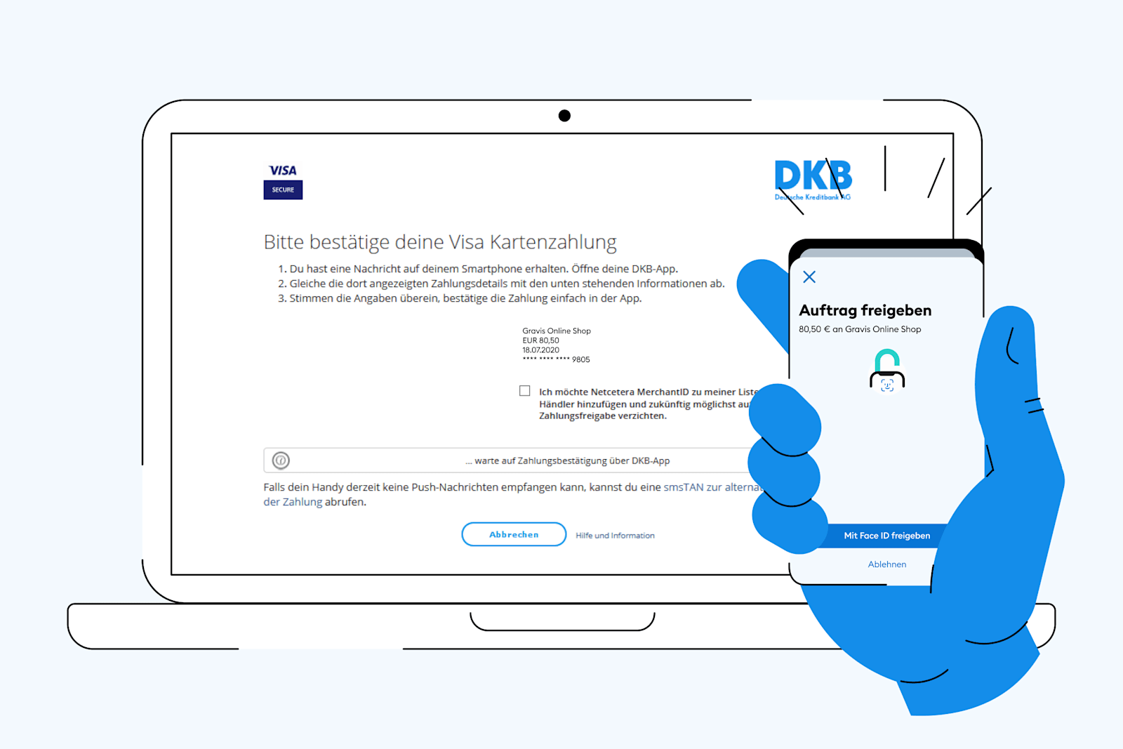 Dkb App Push Benachrichtigung Funktioniert Nicht Visa Secure für sicheres Bezahlen im Internet - DKB AG