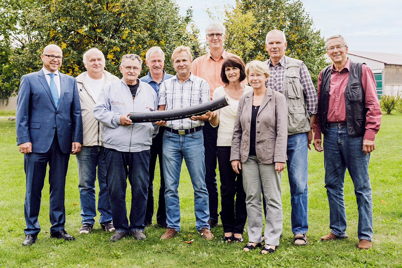 Vorstand und Mitglieder der Wärmegenossenschaft Wahlsdorf