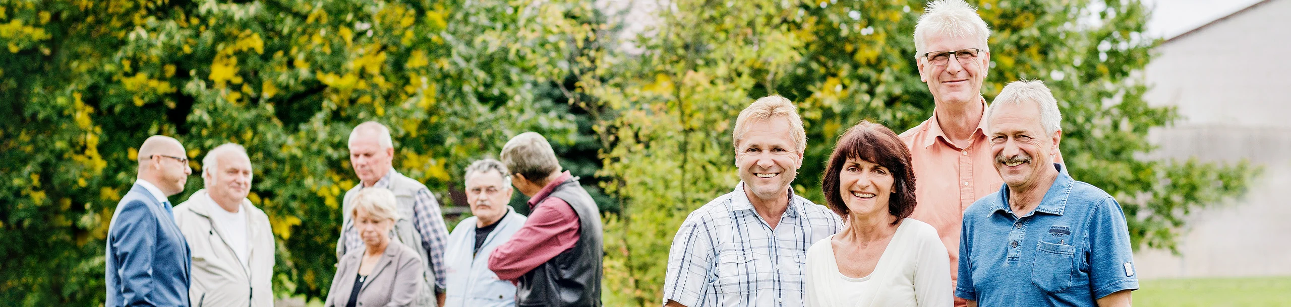 Vorstand und Mitglieder der Wärmegenossenschaft Wahlsdorf