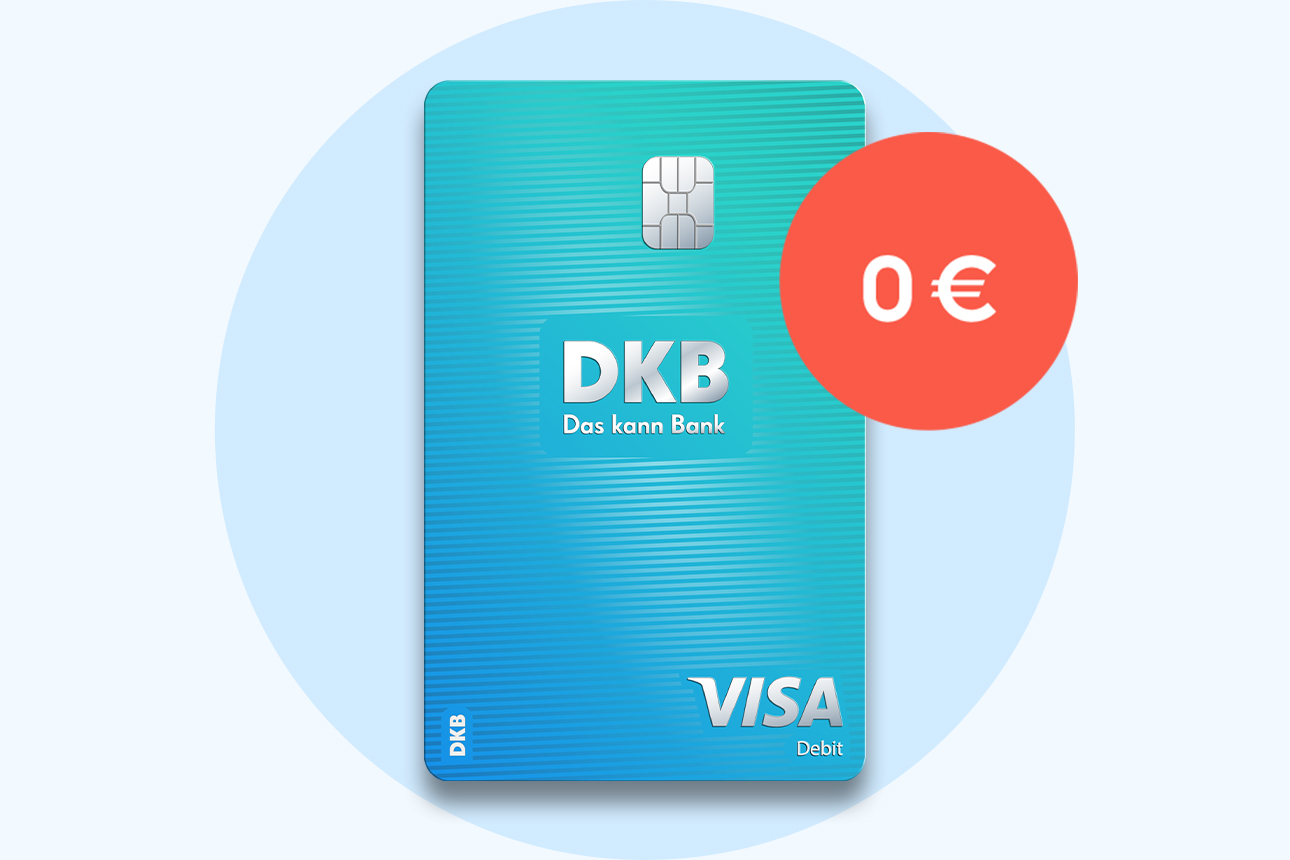 Illustration der DKB Visa Debitkarte