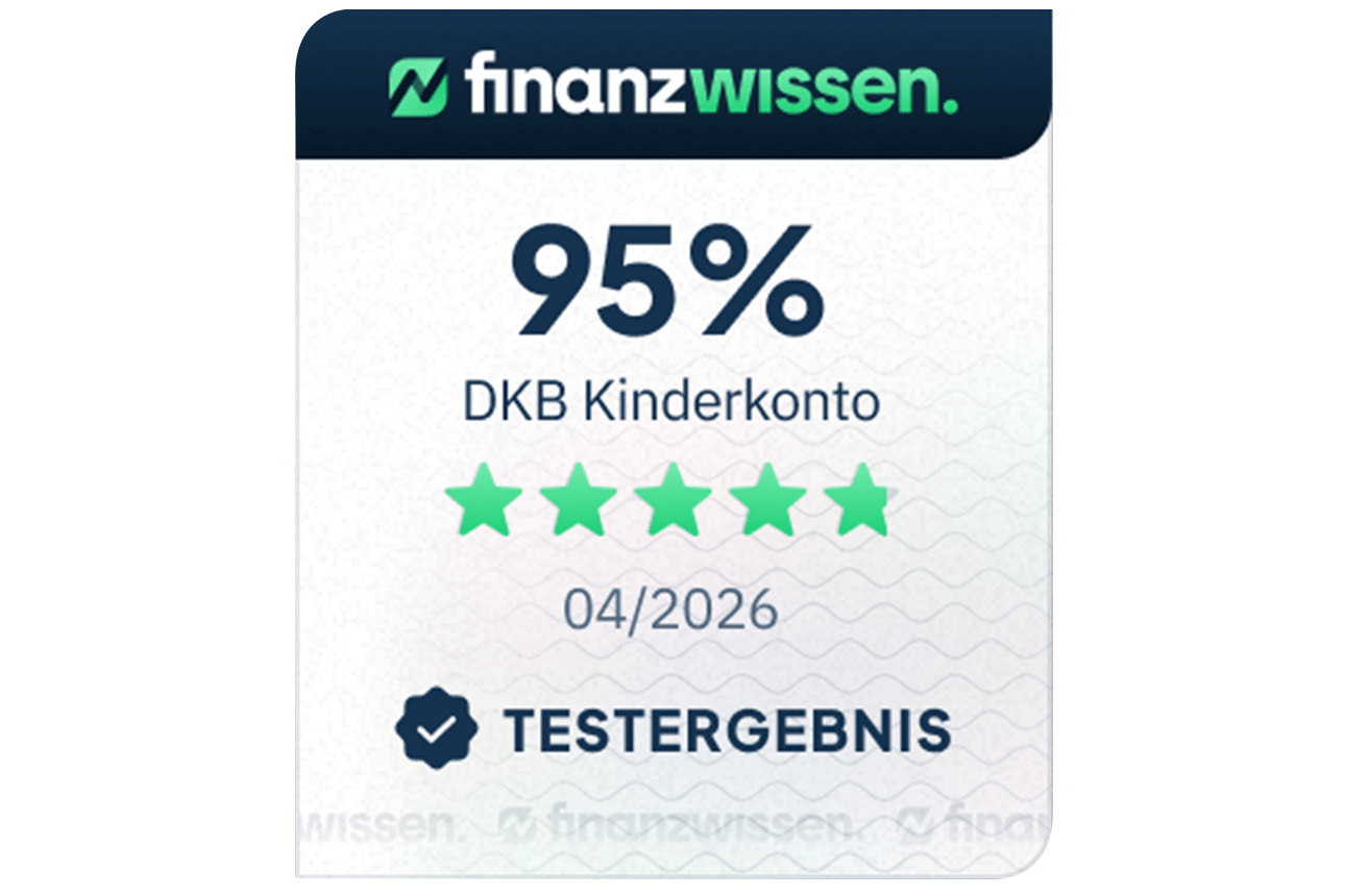 Das DKB Kinderkonto ist Testsieger im Banken-Vergleich