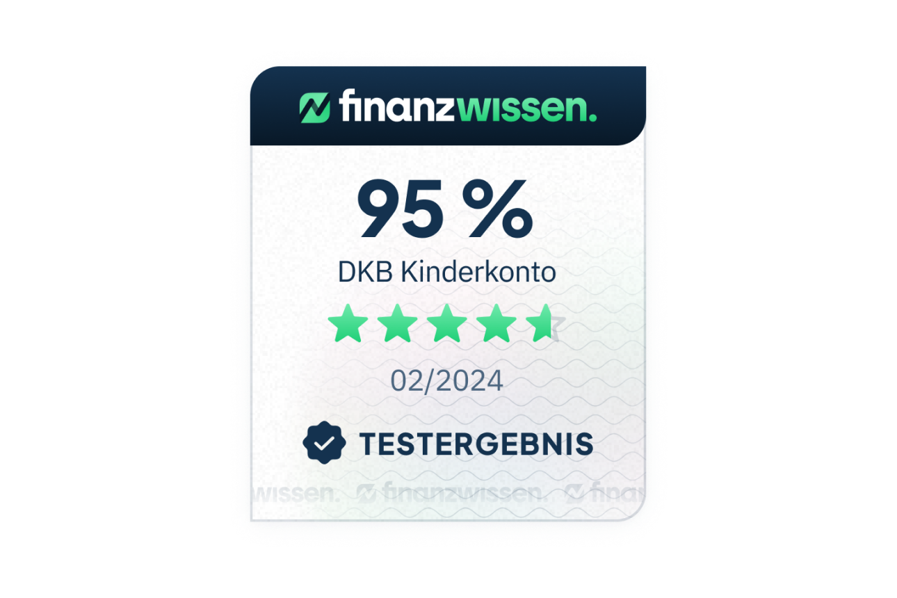 Das DKB Kinderkonto ist Testsieger