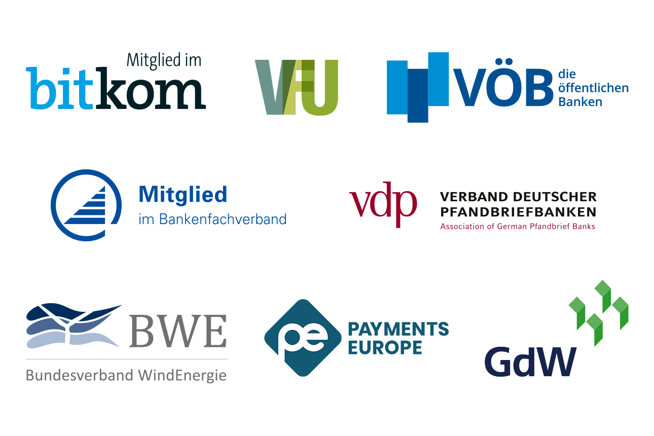 Logos von Wirtschaftsverbänden