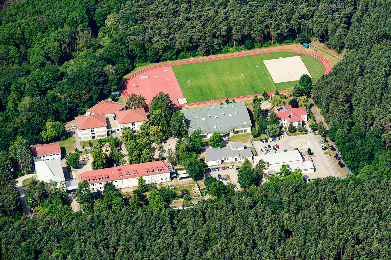 Obenansicht der Docemus Privatschule