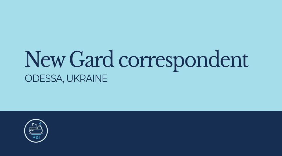 New P&i correspondent in Odessa