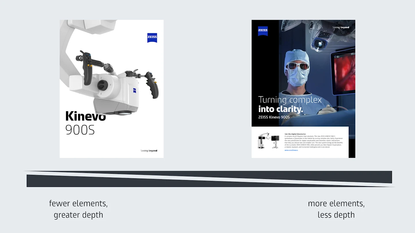 more elements, less depth