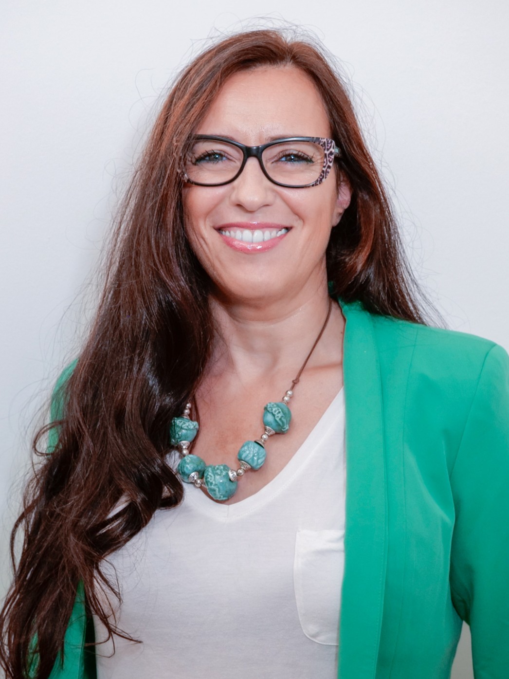 Sabrina Calabrese smiles at the camera.