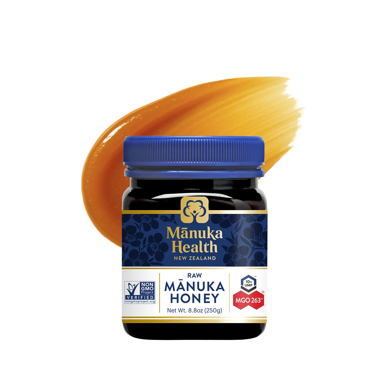 NEW Manuka Honey - MGO263 UMF10 250g - USA Non-GMO - Front v1