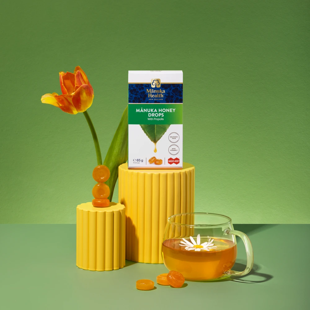 Mānuka Honey with Propolis Drops