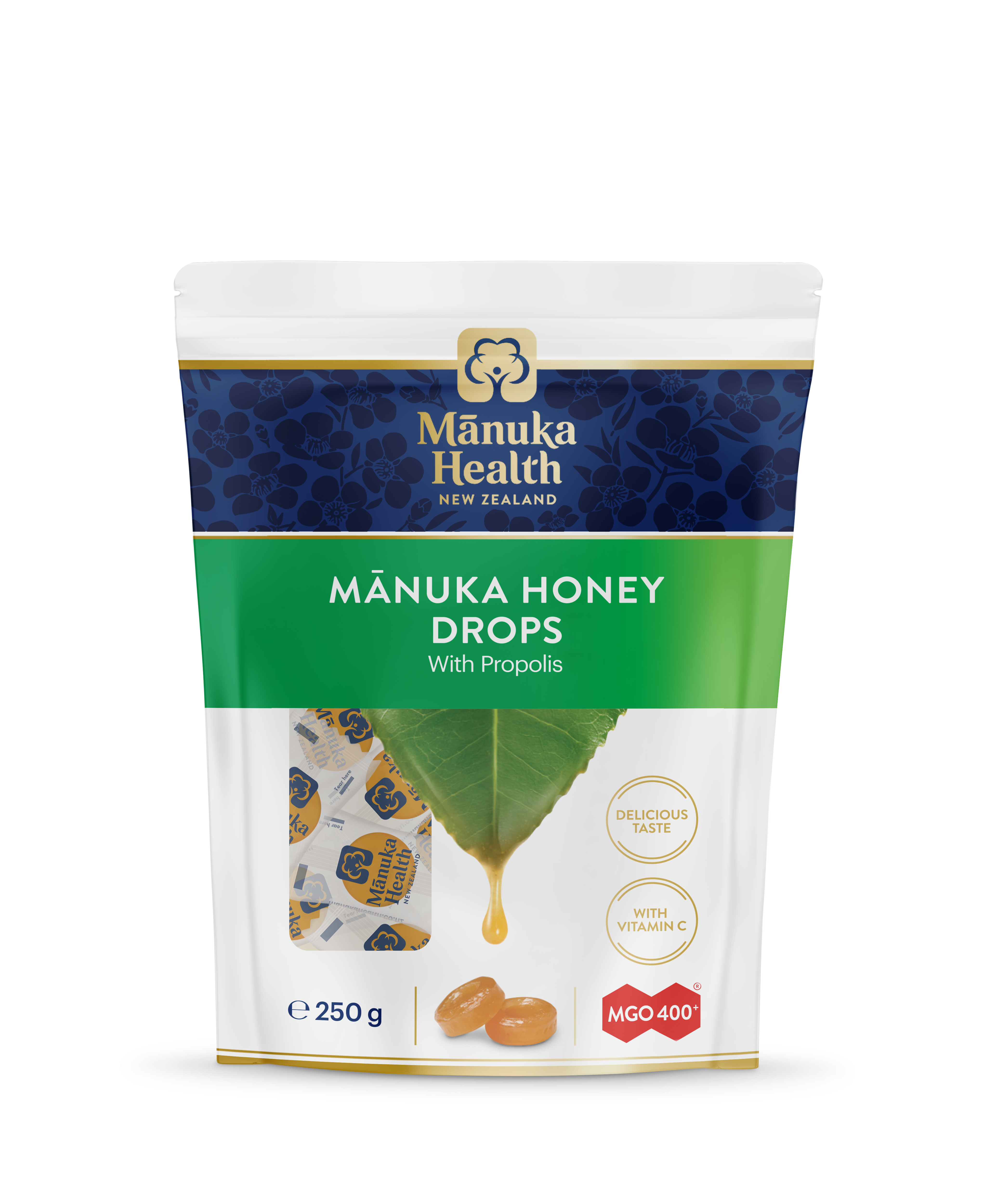 Propolis Drops 250g EU AU Pouch Front