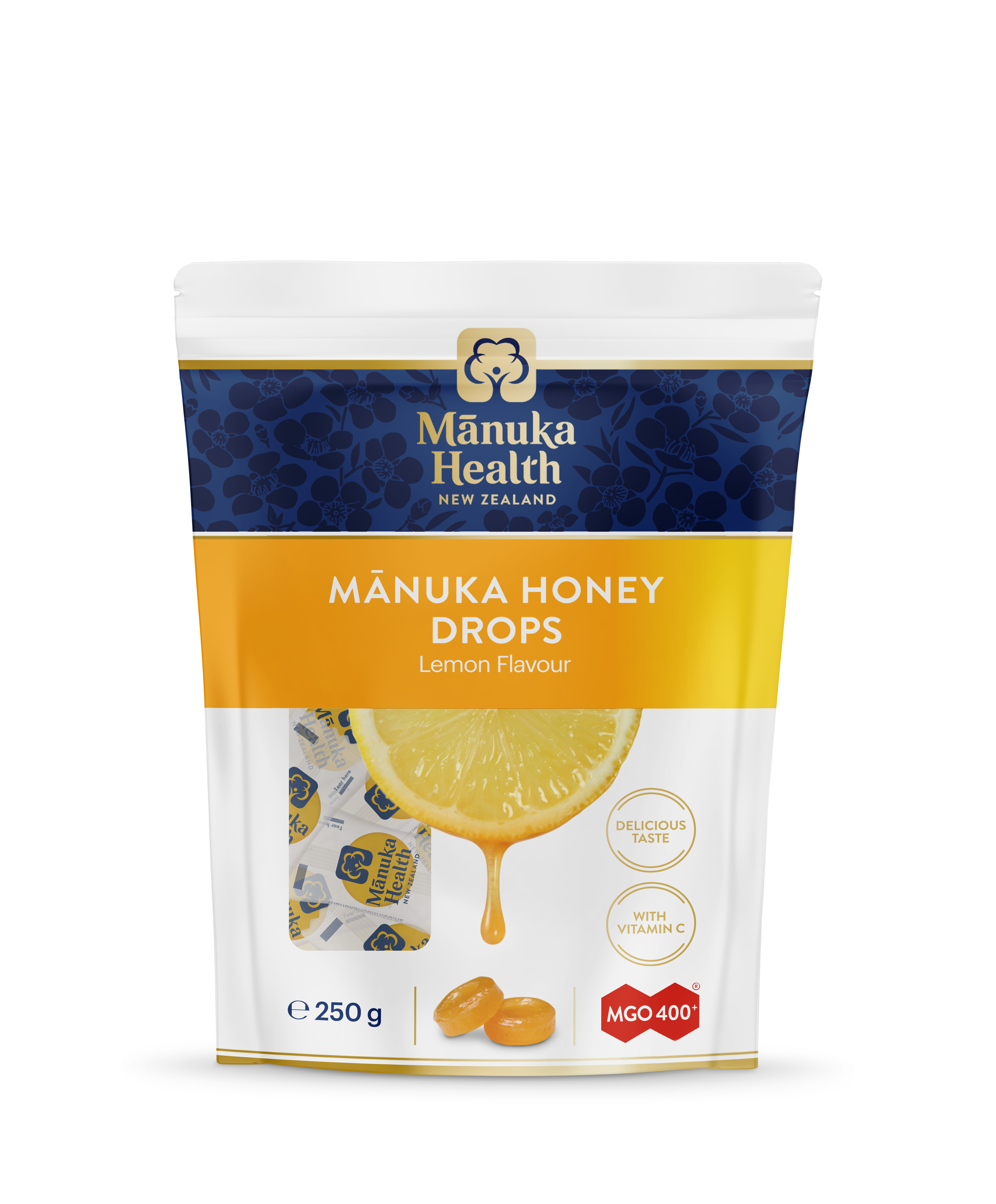 Lemon Drops 250g EU AU Pouch Front 1