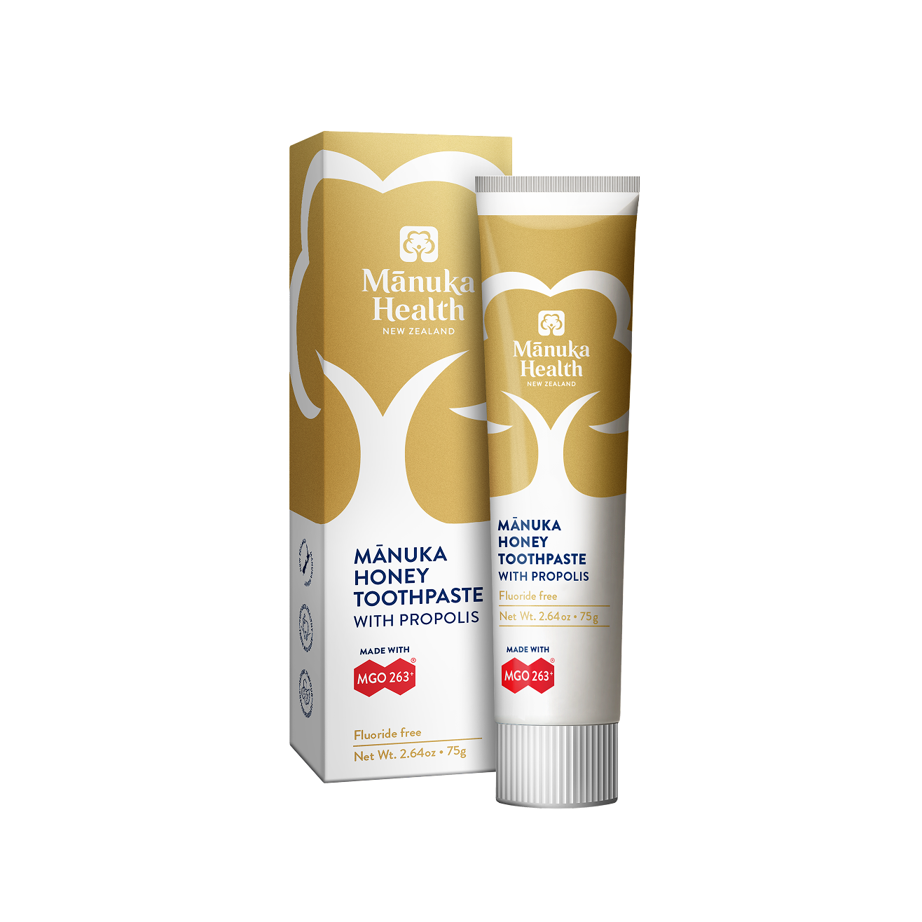 NEW Manuka HealthToothpastePropolis 75ml FSCH DOUBLE NZ AU US JP V2