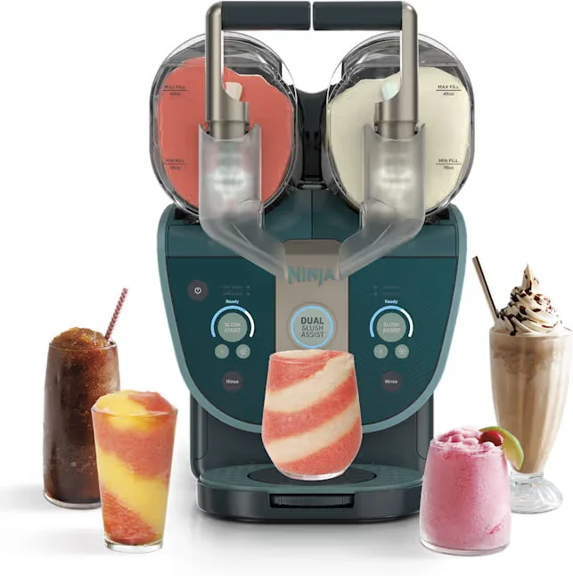 Ninja SlushiTwist FS701EUGN slushmaskin 4,4L (2x2,2L) dubbla behållare