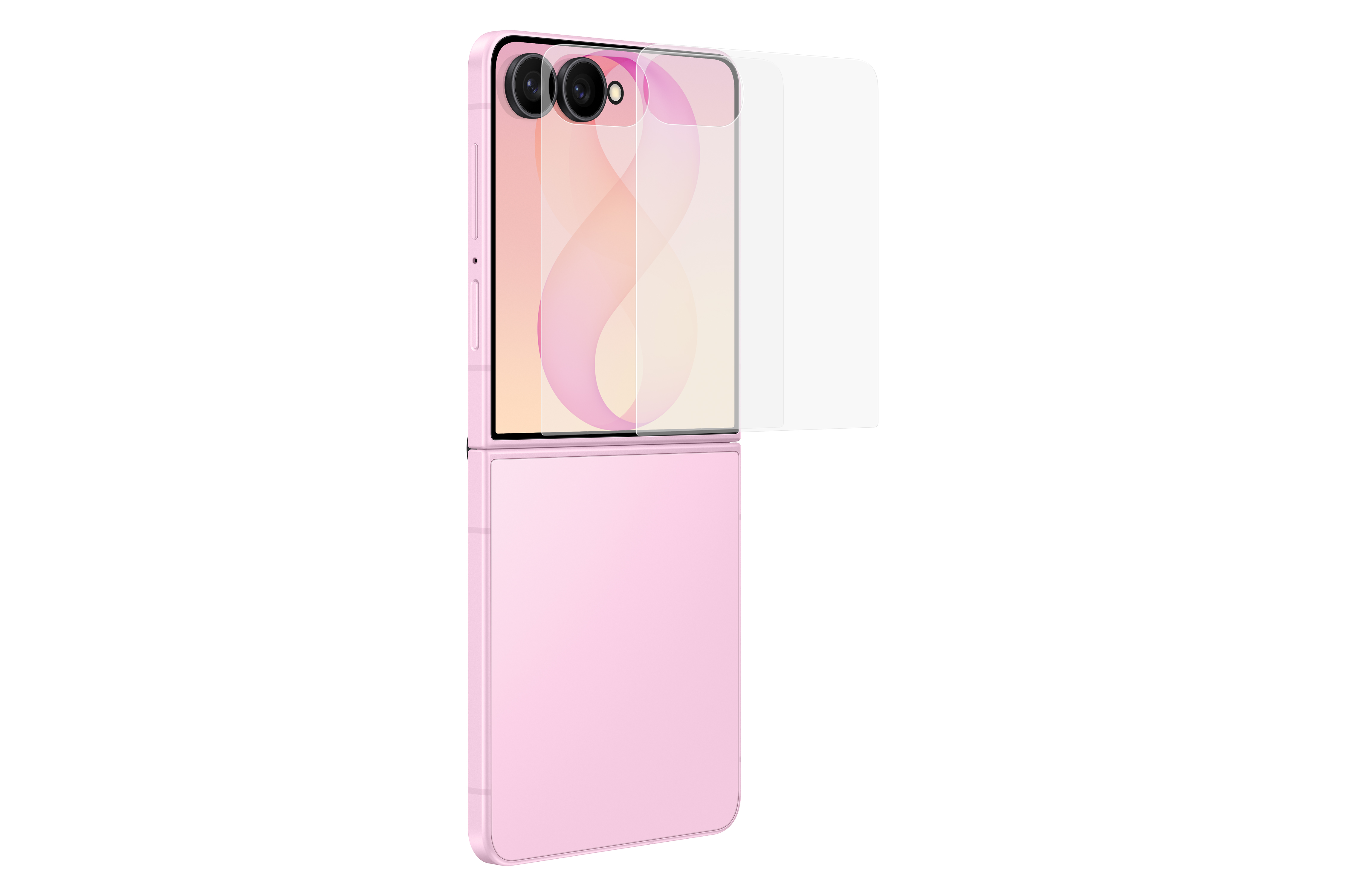 Galaxy Z Flip8 Anti-reflecting Film - Minskar bländning och reflektioner även i starkt solljus, fingeravtrycksläsning fu
