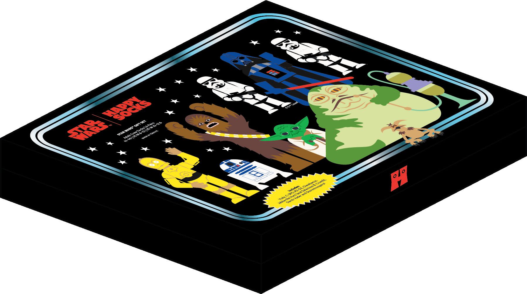 Happy Socks STAR WARS Strumpor Presentset 6-pack 41-46
