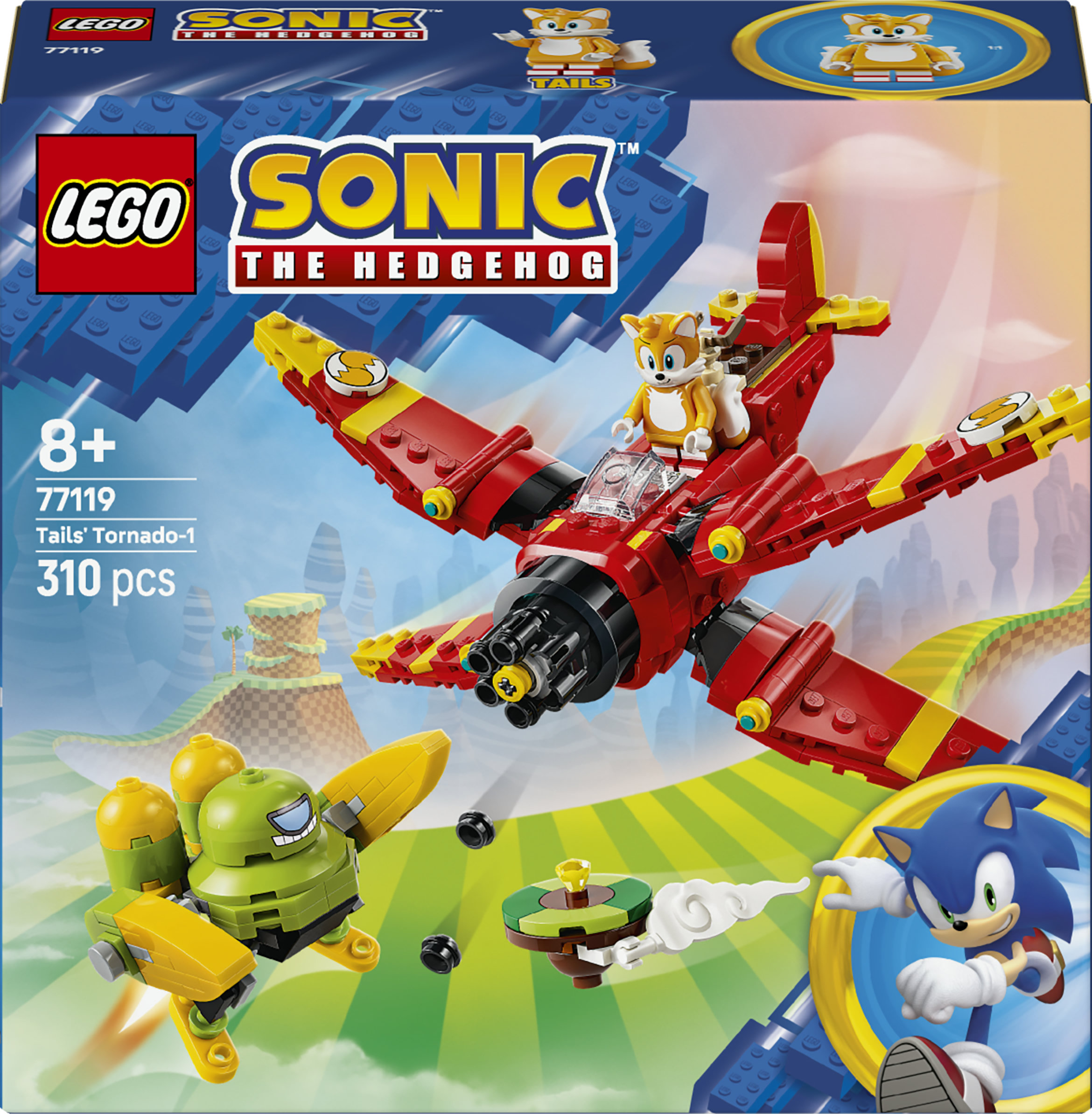 LEGO Sonic Tails Tornado-1 77119