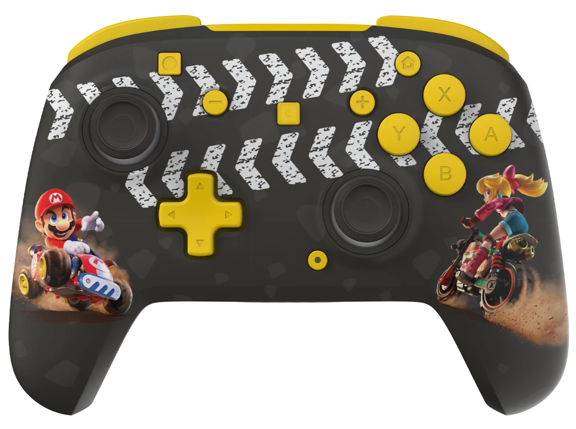 PowerA Trådlös RGB-Handkontroll Mario Kart World Rematch