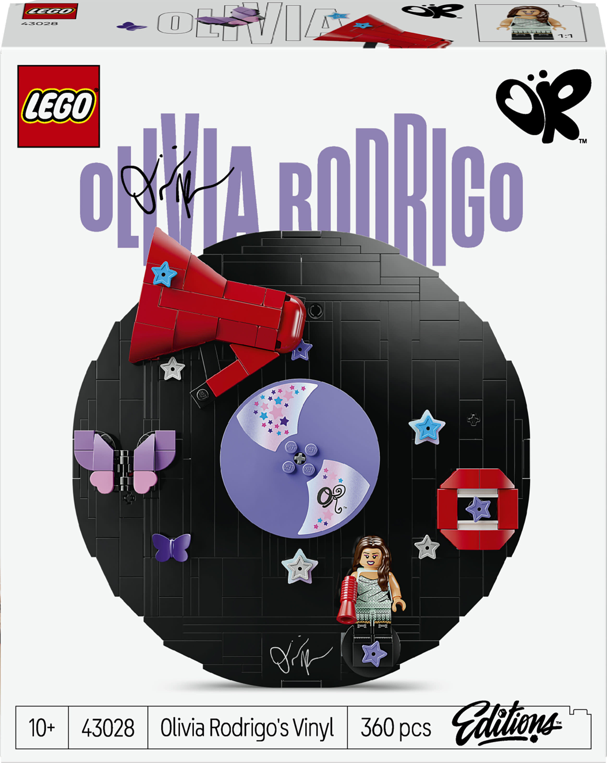 LEGO - Editions Music - Olivia Rodrigos Vinylskiva (43028)