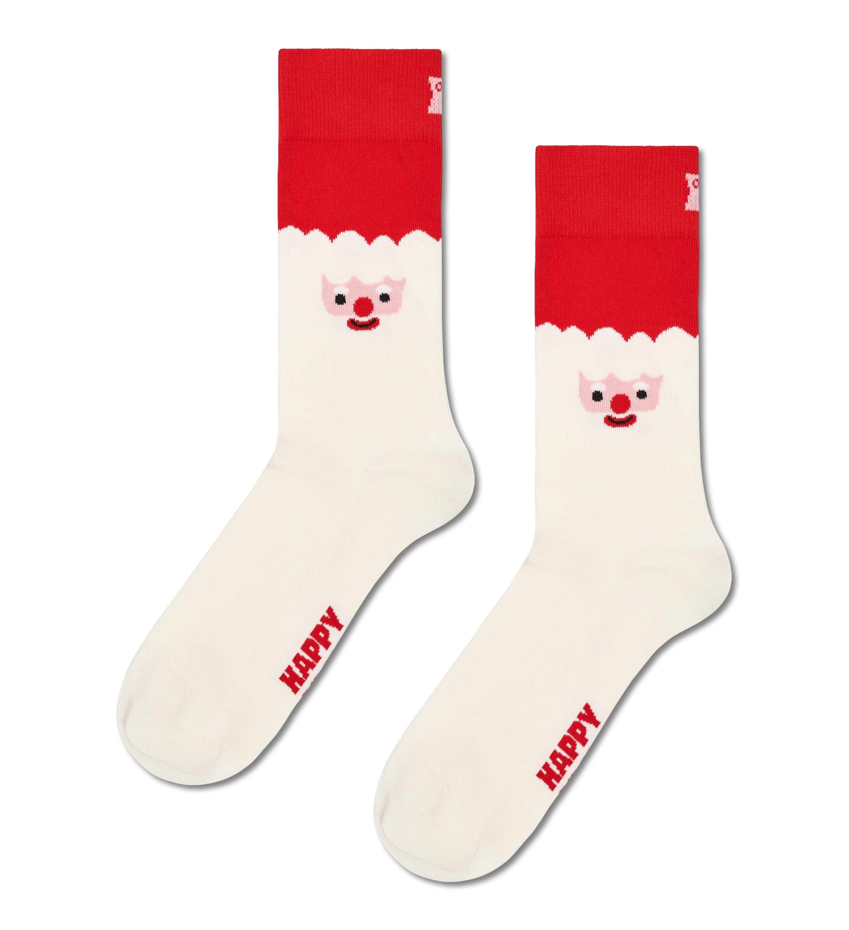 Happy Socks Santa Face Sock 36-40