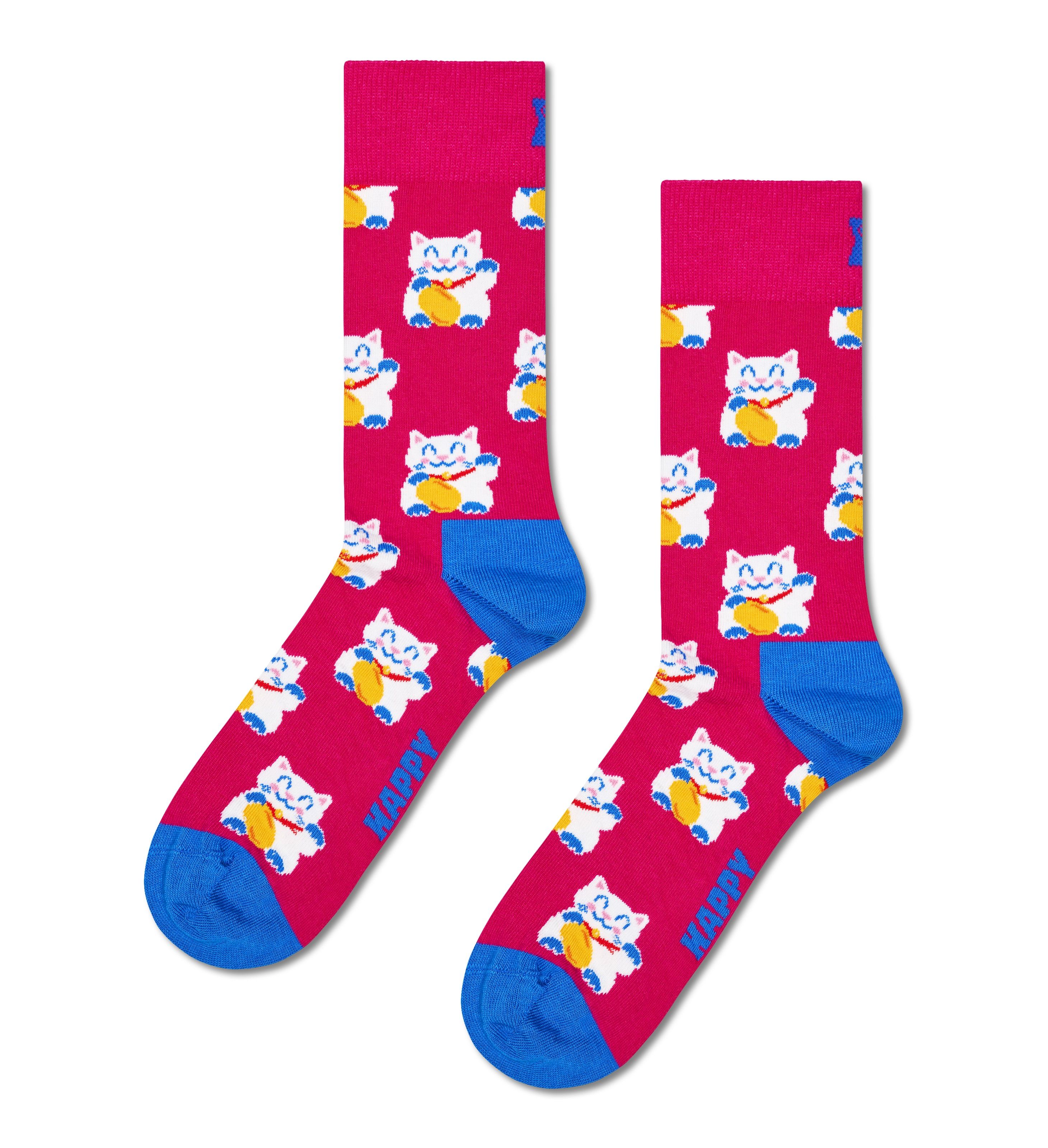 Happy Socks Lucky Neko Sock 36-40