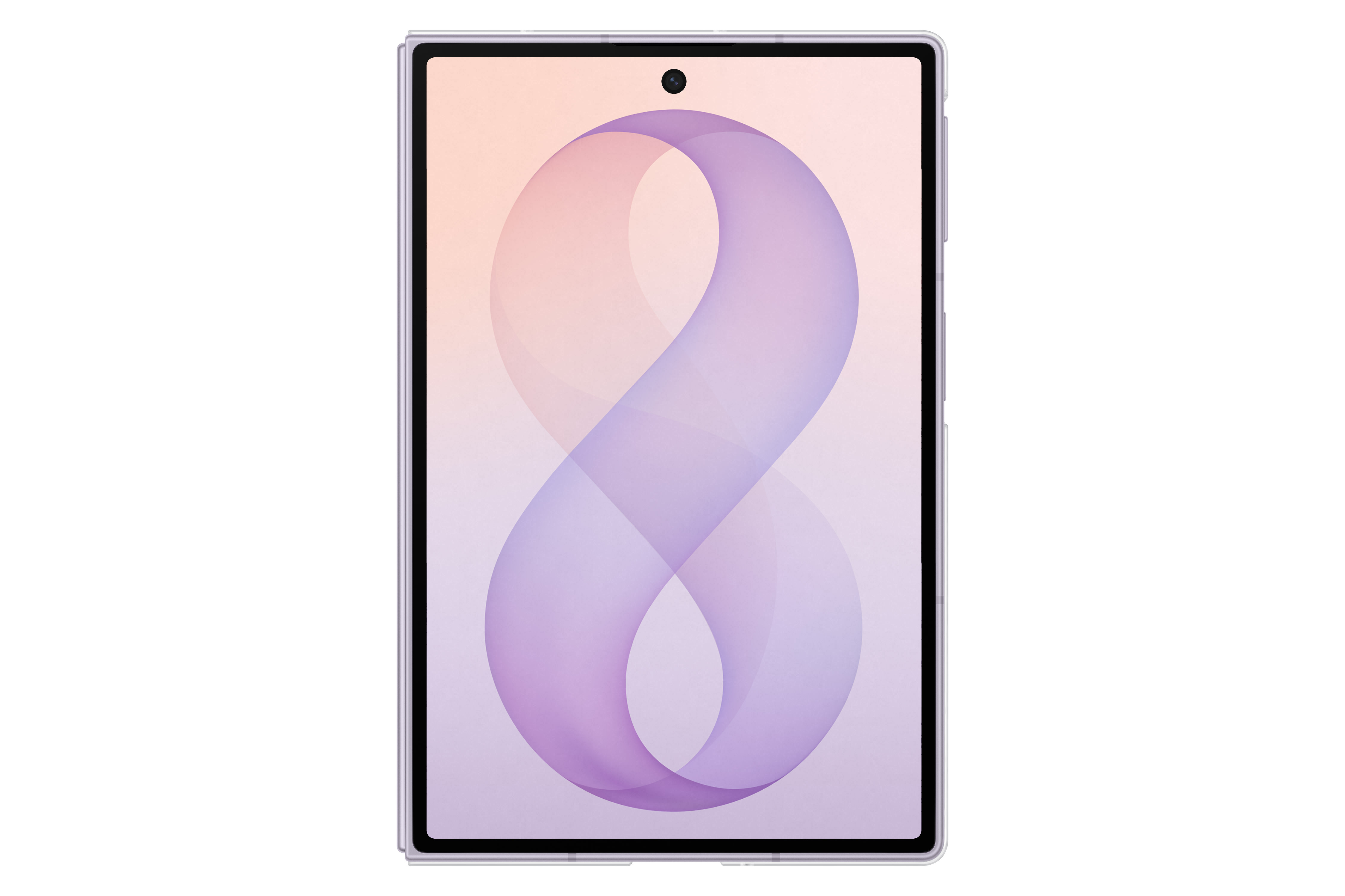 Galaxy Z Fold8 Clear Magnet Case transparent fodral med integrerade magneter för trådlös laddning och magnetiska tillbeh