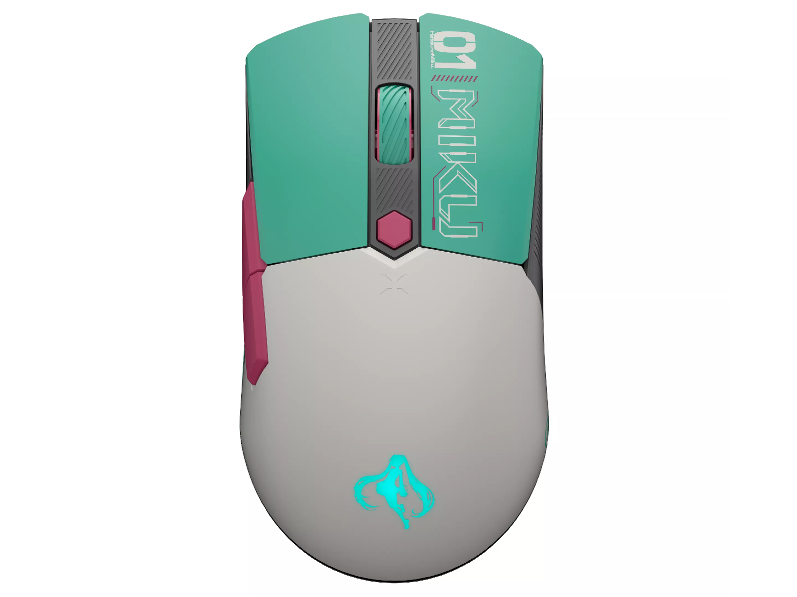 TUF Gaming Mini Trådlös Gamingmus Hatsune Miku