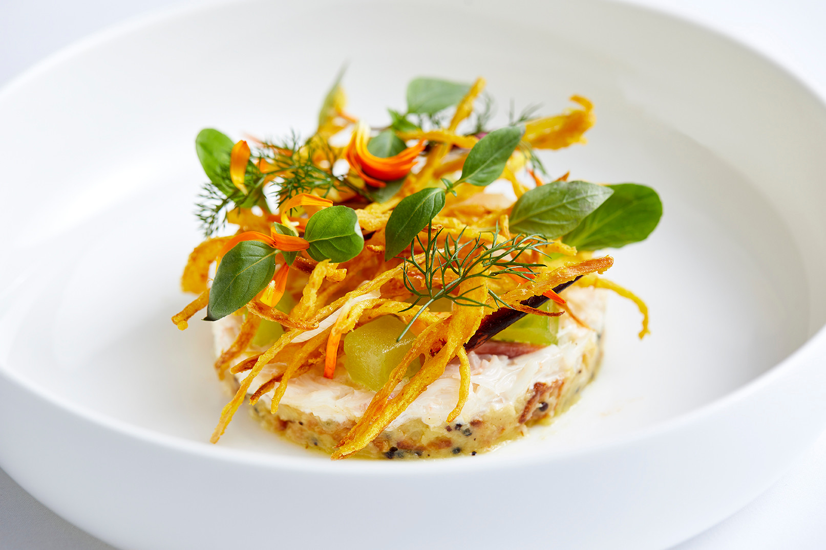LAN - Coronation Crab Salad The Lanesborough Grill