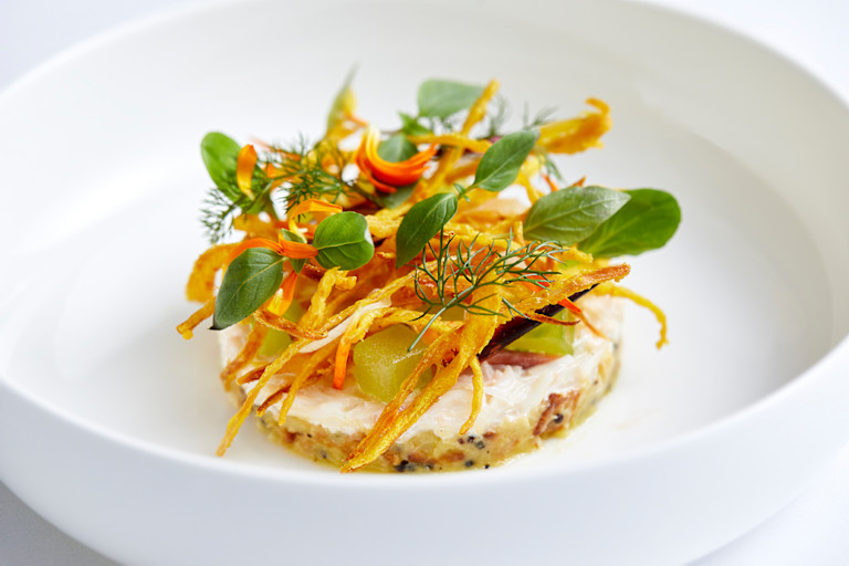 LAN - Coronation Crab Salad The Lanesborough Grill