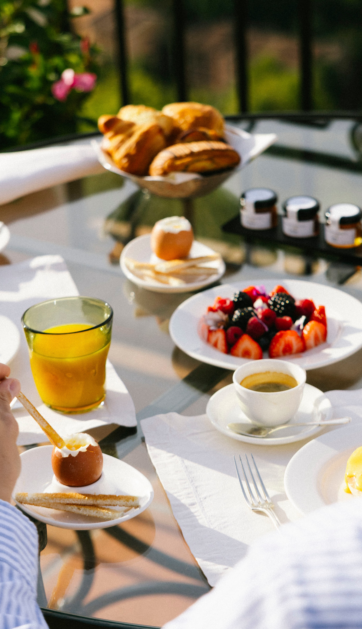 CSM - Petit-déjeuner sur la terrasse