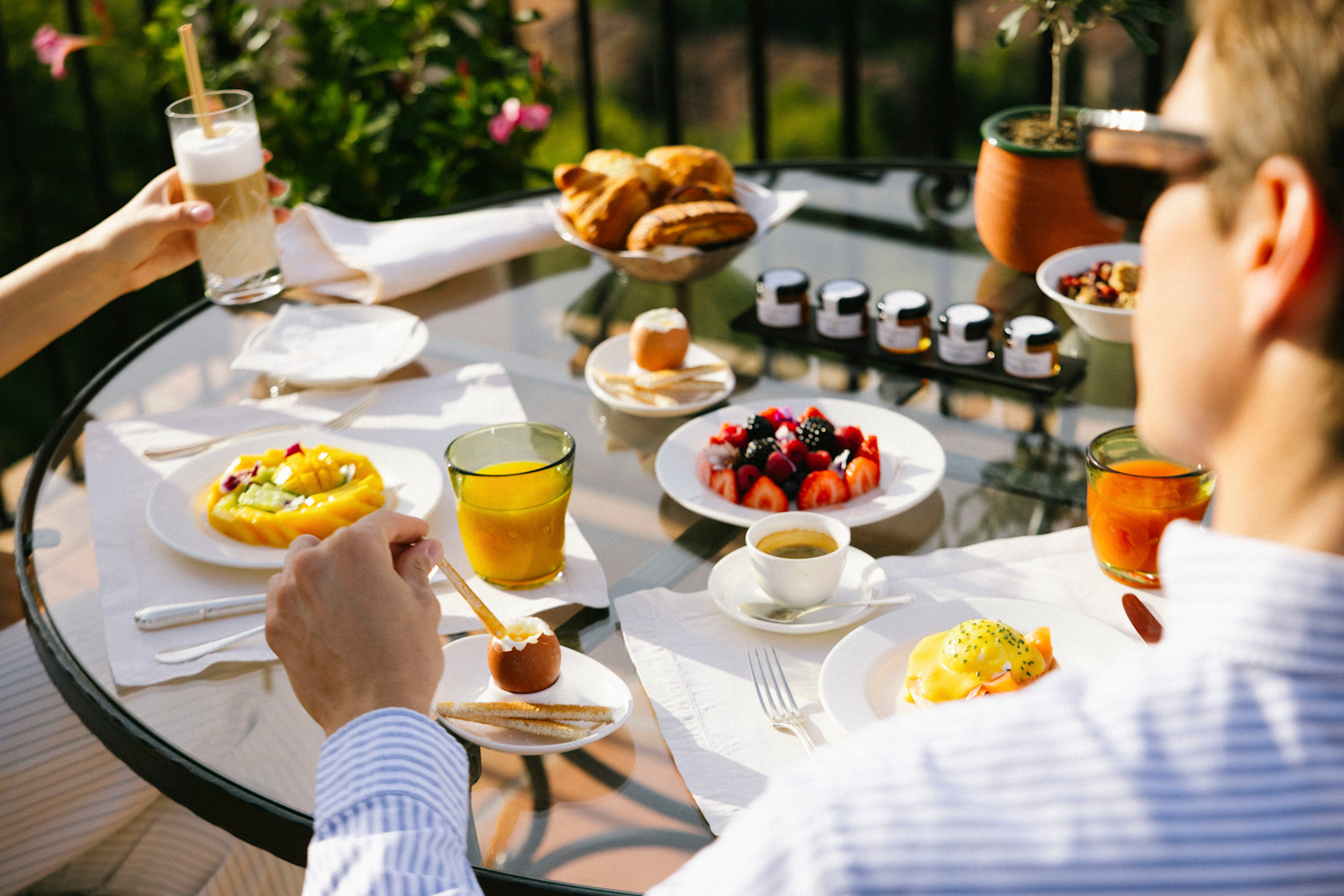 CSM - Petit-déjeuner sur la terrasse