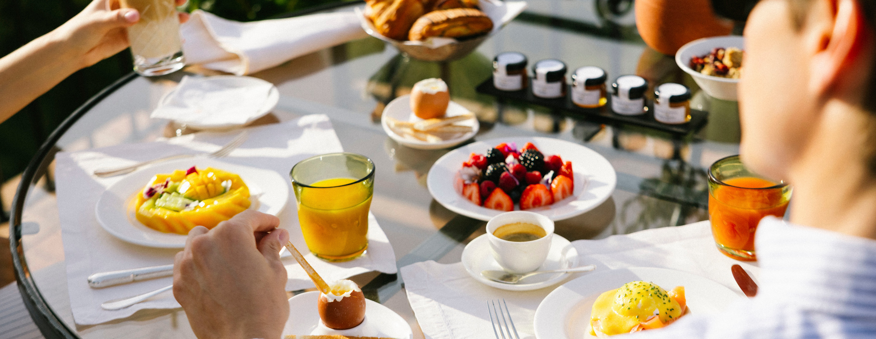 CSM - Petit-déjeuner sur la terrasse