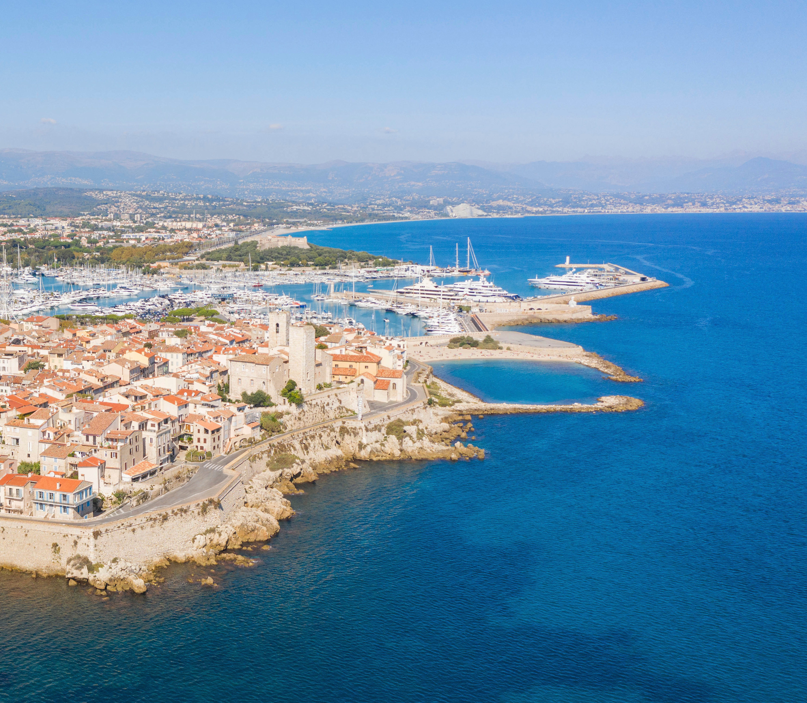 HDC - Antibes old town aerial view