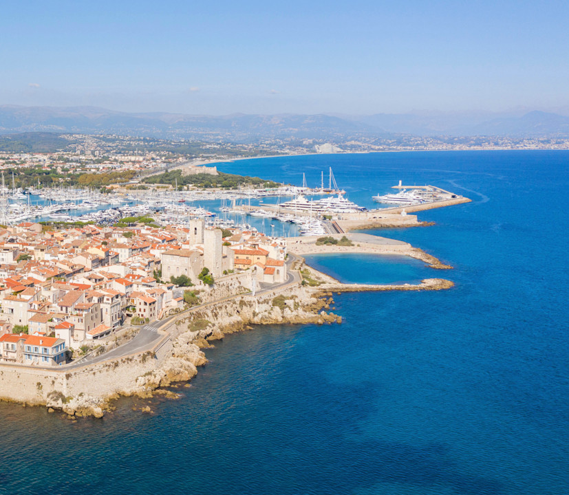 HDC - Antibes old town aerial view