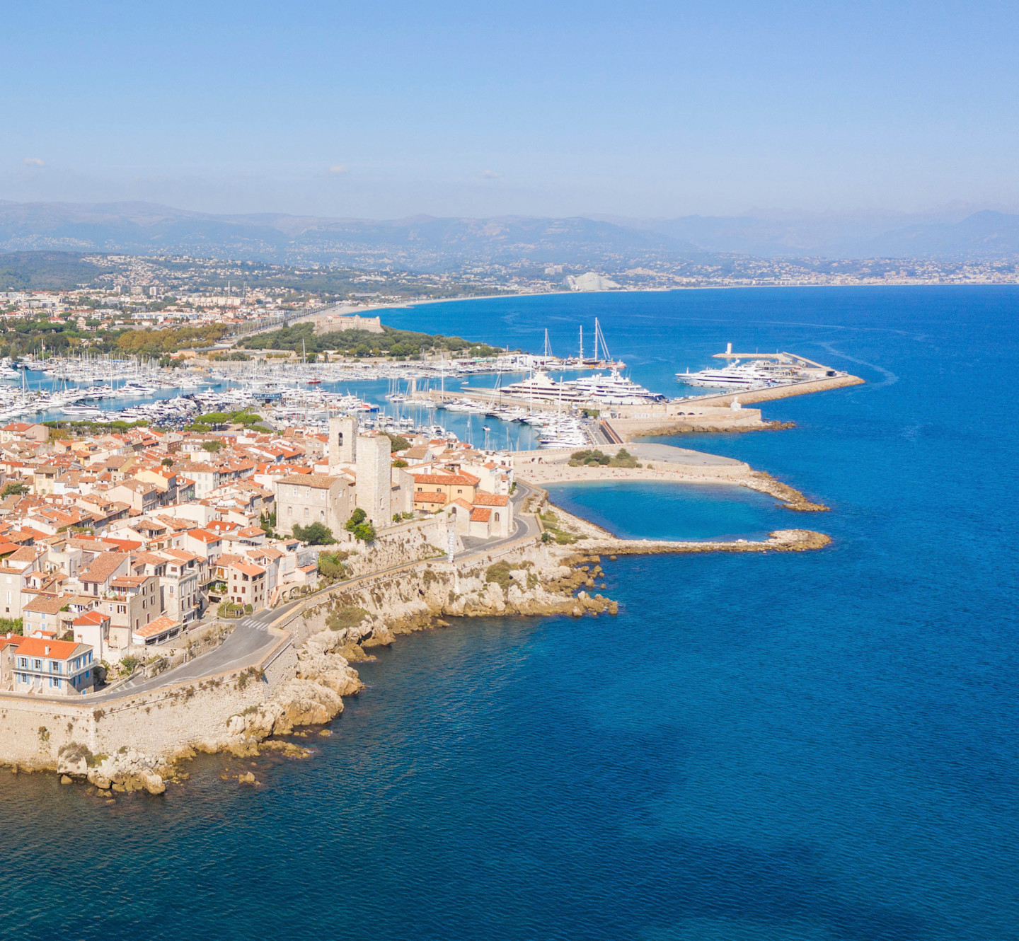 HDC - Antibes old town aerial view