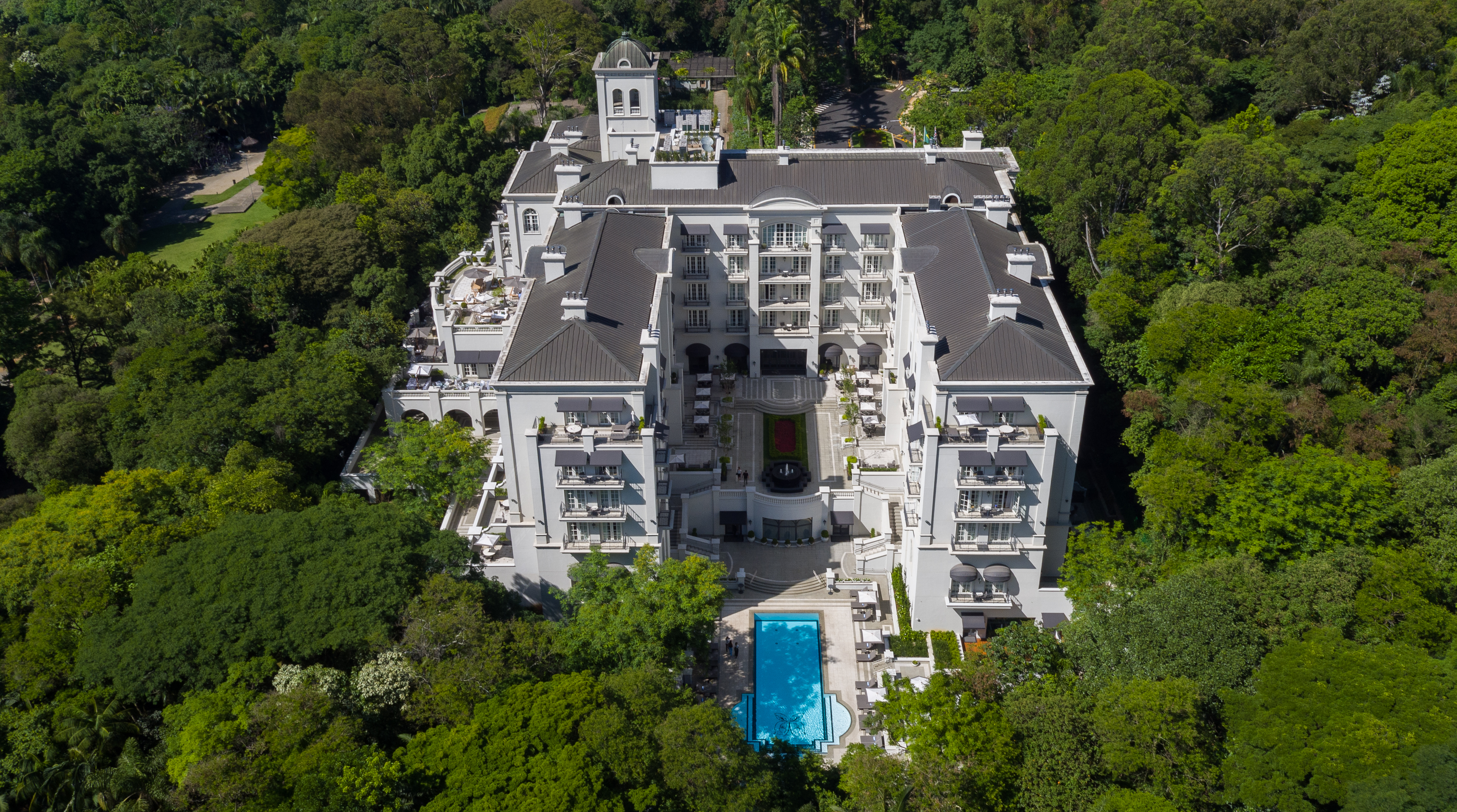 Palácio Tangará aerial