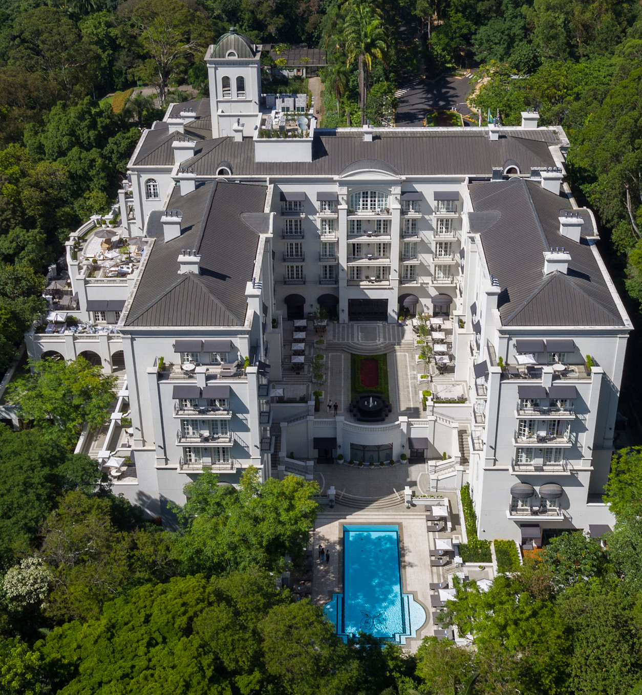 Palácio Tangará aerial