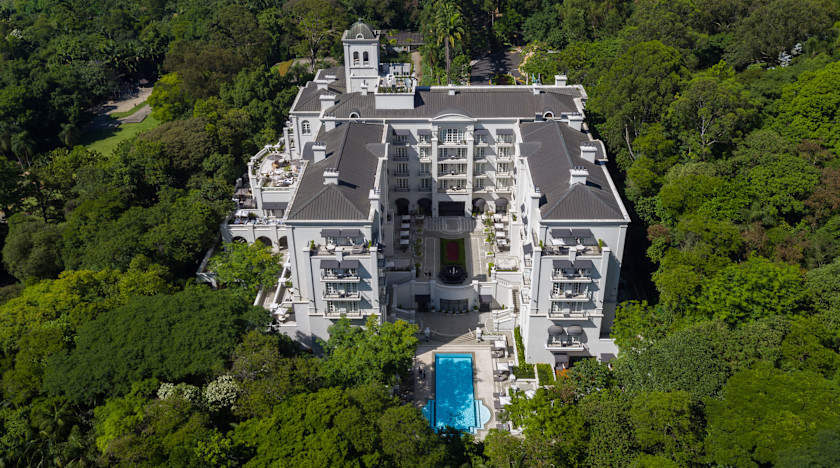 Palácio Tangará aerial