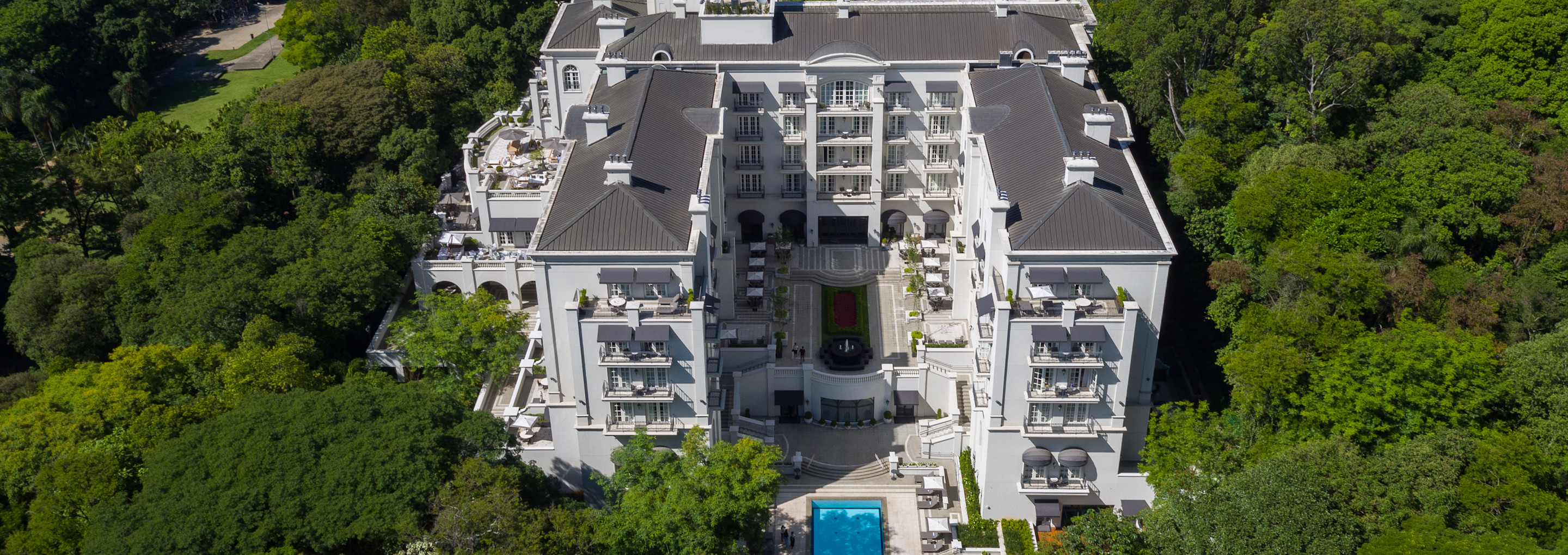Palácio Tangará aerial