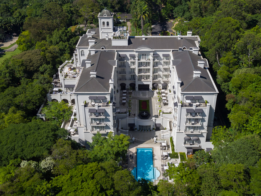 Palácio Tangará aerial