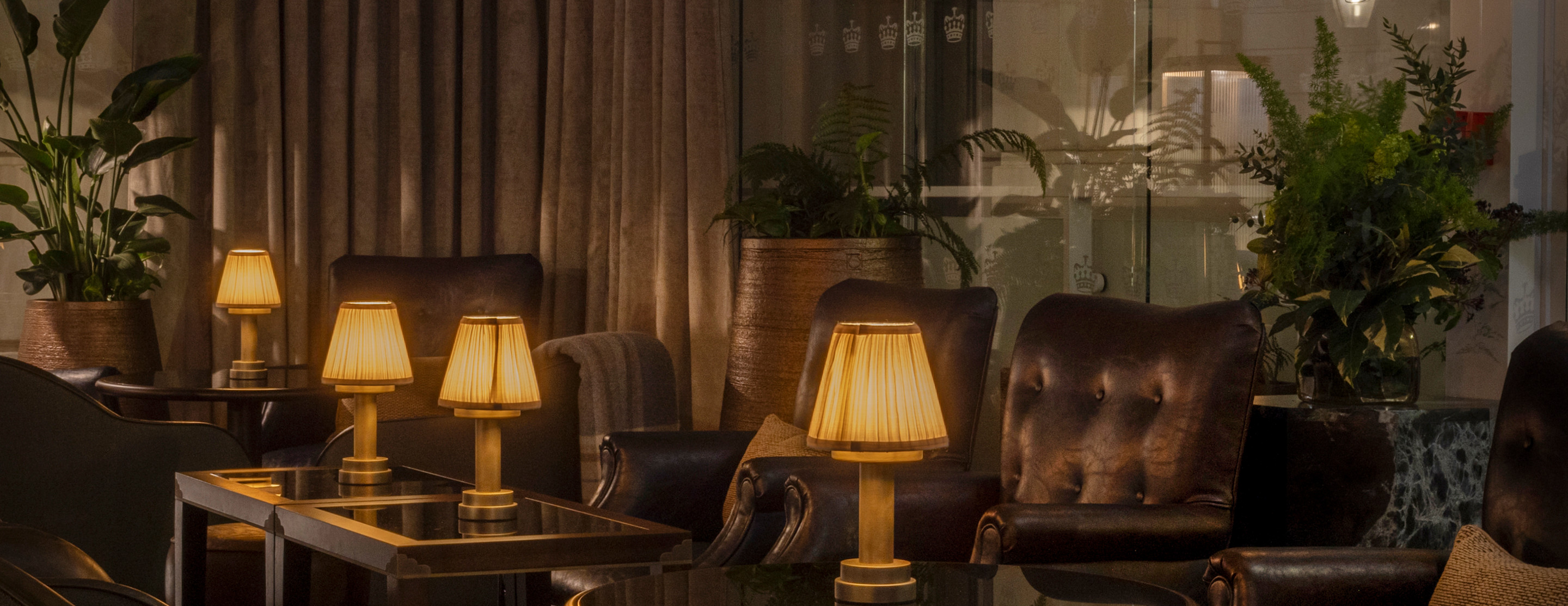 The Garden Room Terrace at The Lanesborough at Night