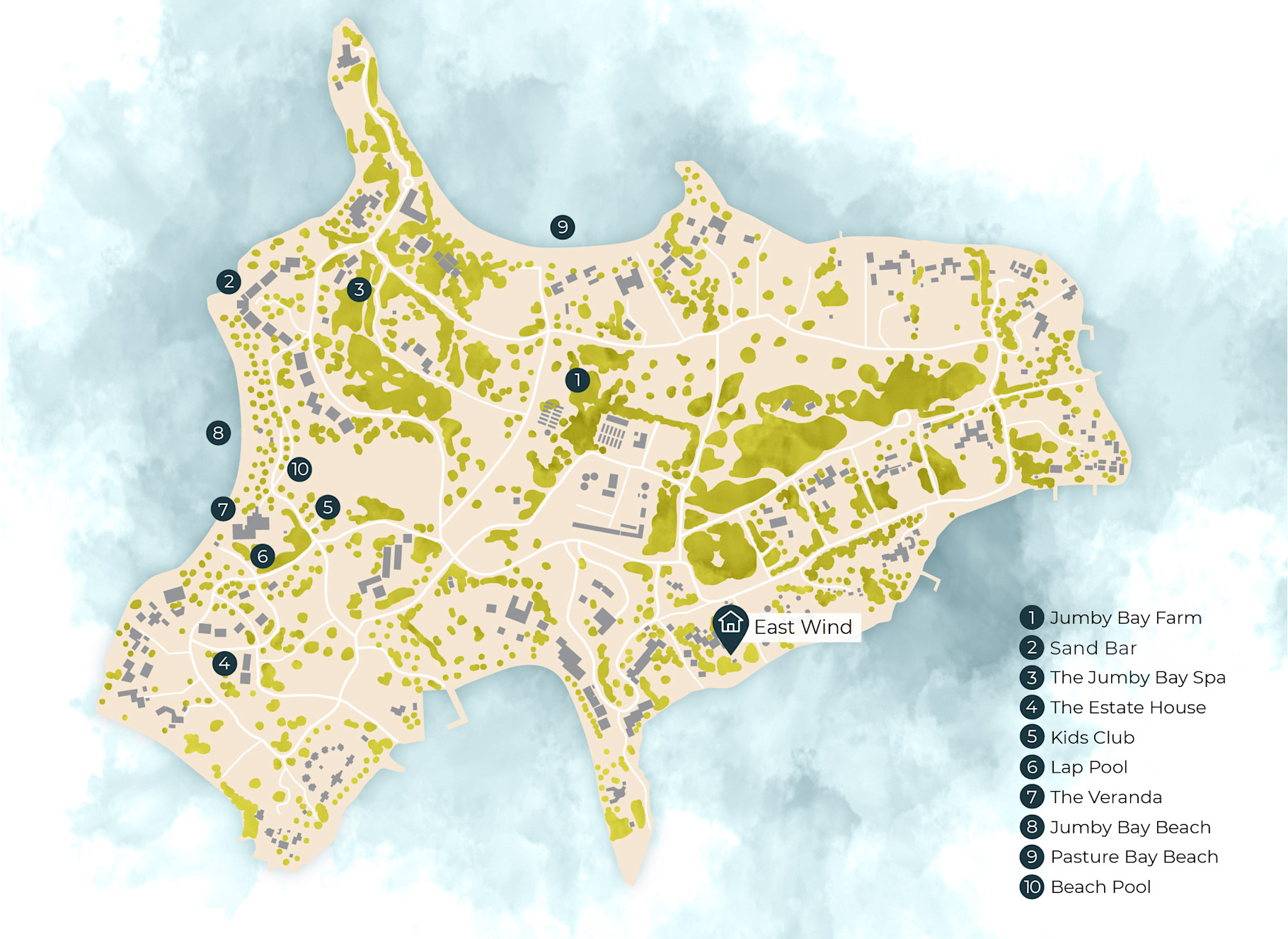 JBI - Location Map - East Wind