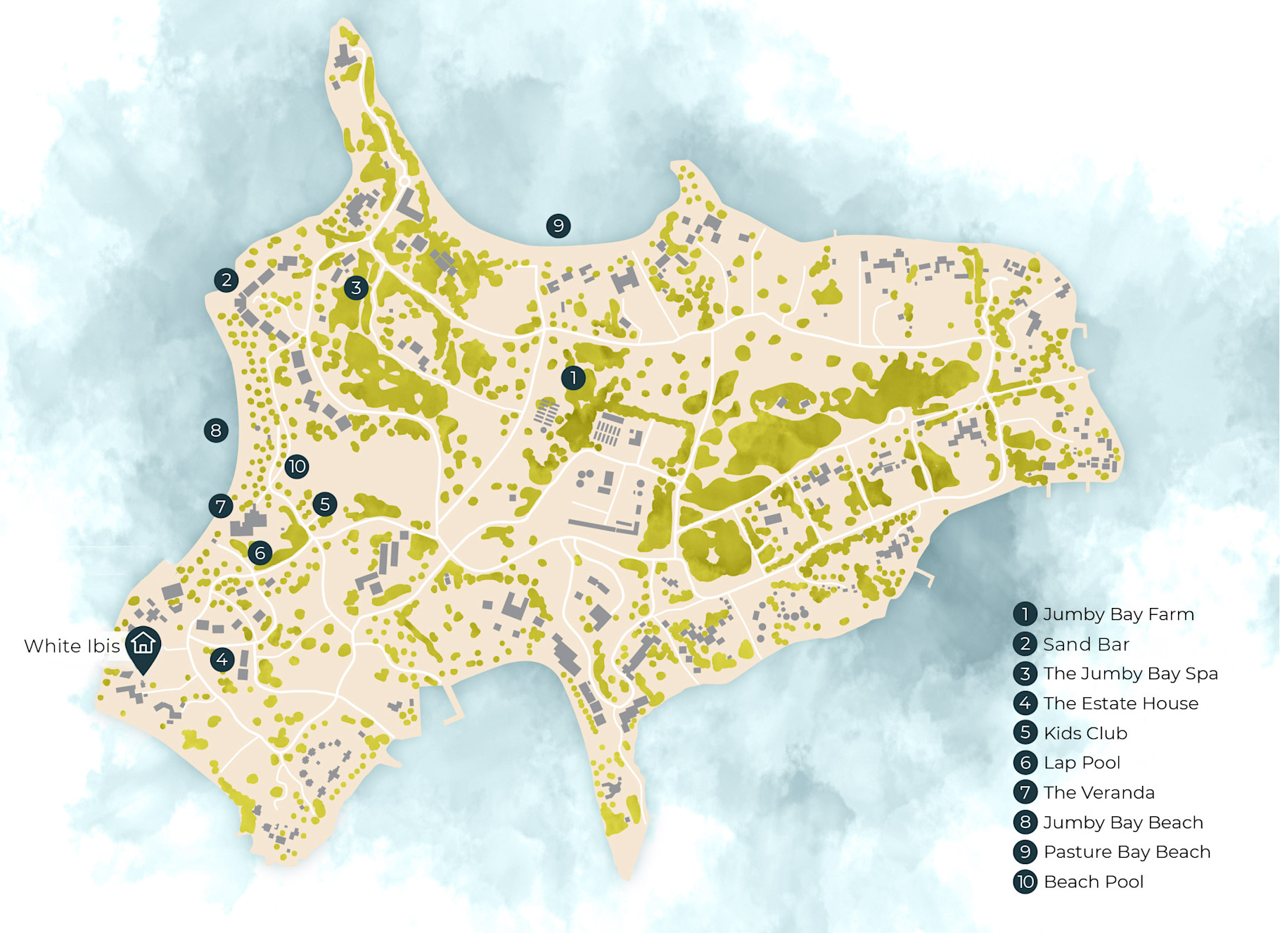 JBI - Location Map - White Ibis