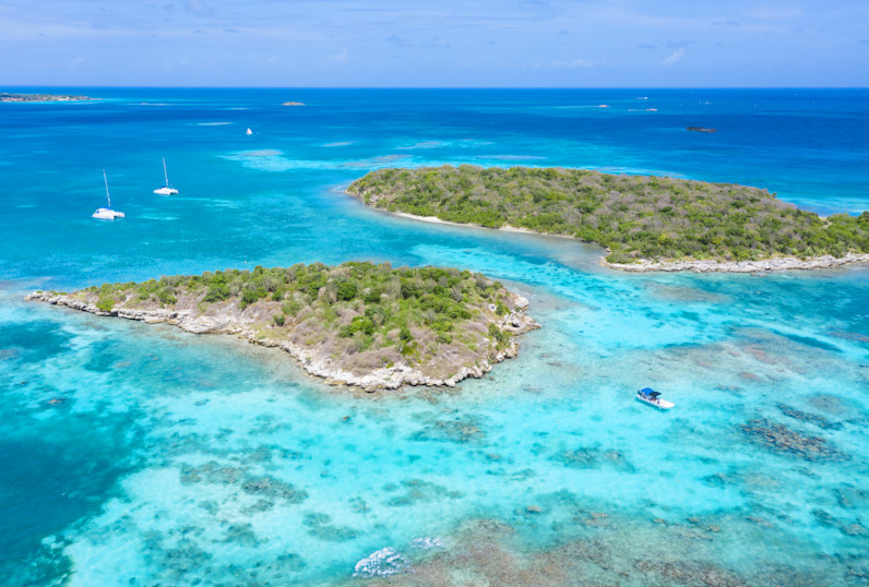JBI - Aerial view - reef